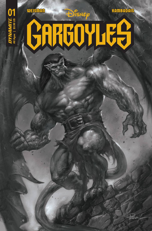 GARGOYLES #1 1/10 PARRILLO B&W VARIANT