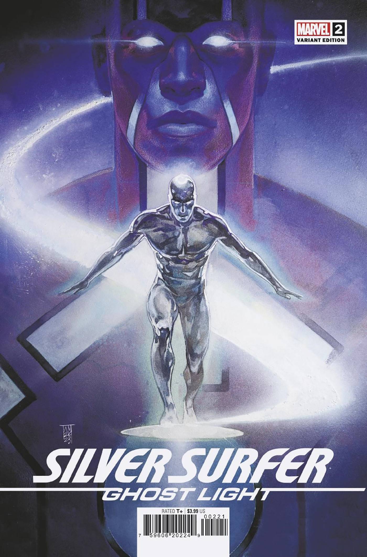 SILVER SURFER GHOST LIGHT #2 MALEEV VARIANT