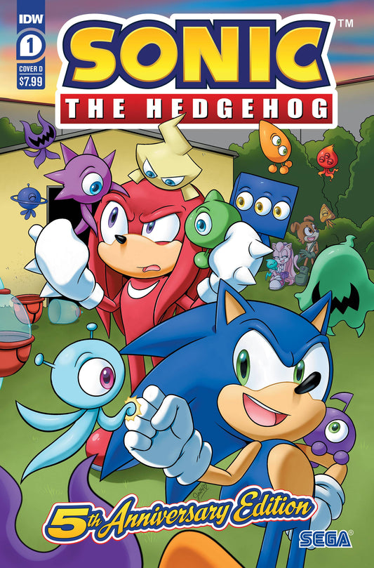 SONIC THE HEDGEHOG #1 5TH ANNIVERSARY EDITION HERNANDEZ VARIANT