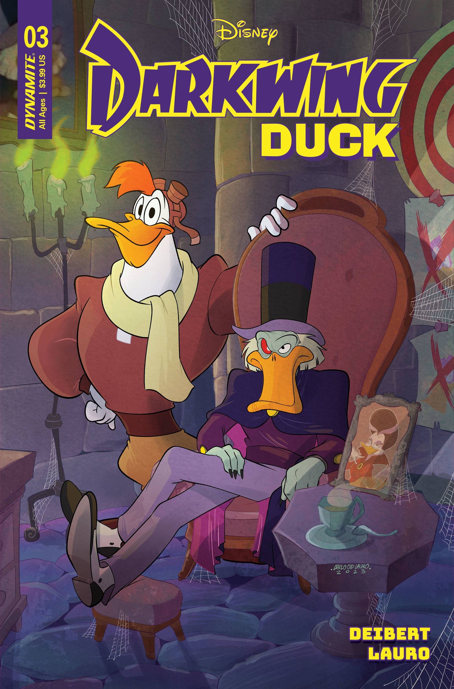 DARKWING DUCK (2023) #3 1/10 LAURO ORIGINAL ART VARIANT