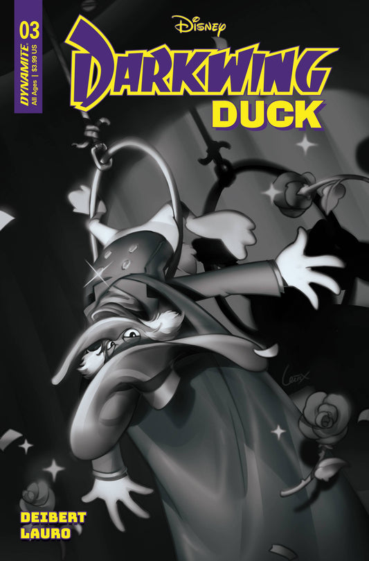 DARKWING DUCK (2023) #3 1/15 LEIRIX B&W VARIANT