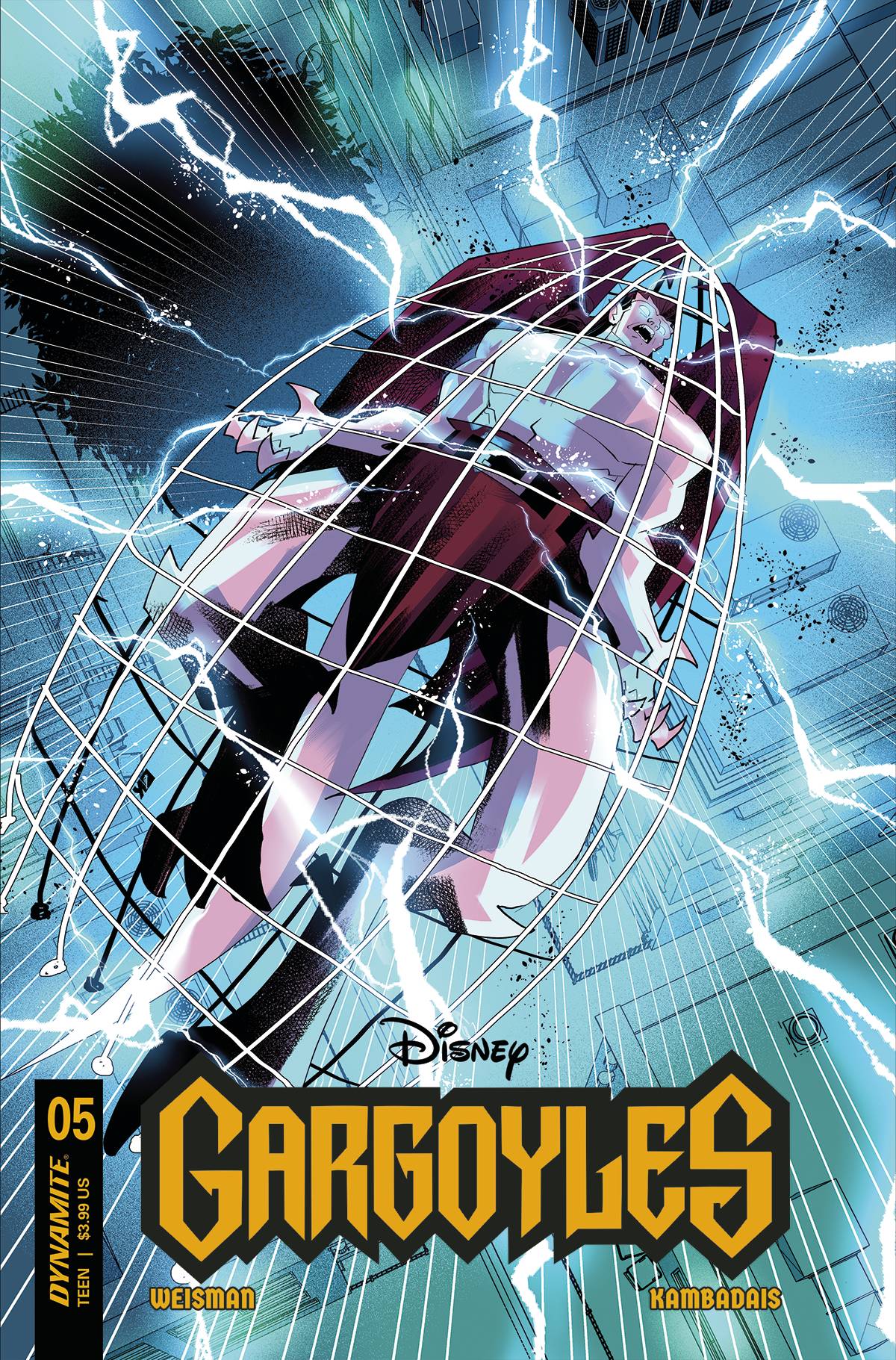 GARGOYLES #5 1/10 KAMBADAIS ORIGINAL ART VARIANT