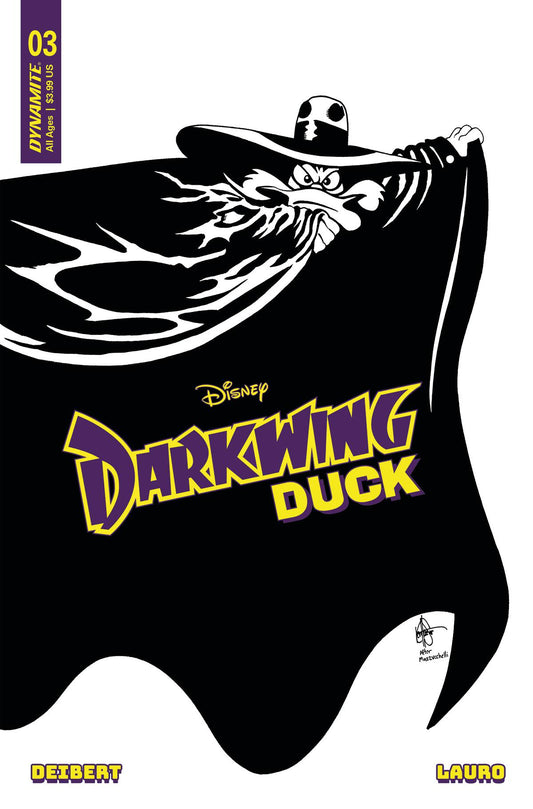 DARKWING DUCK (2023) #3 1/7 HAESER B&W VARIANT
