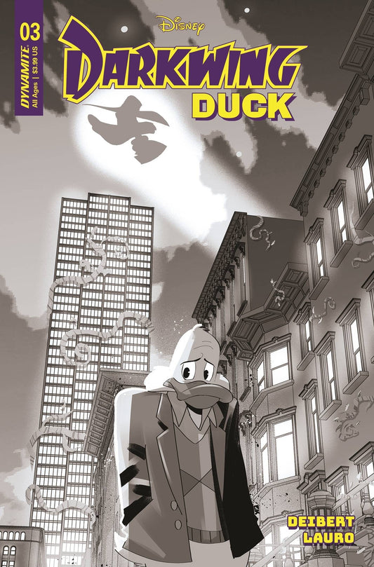 DARKWING DUCK (2023) #3 1/10 KAMBADAIS B&W VARIANT