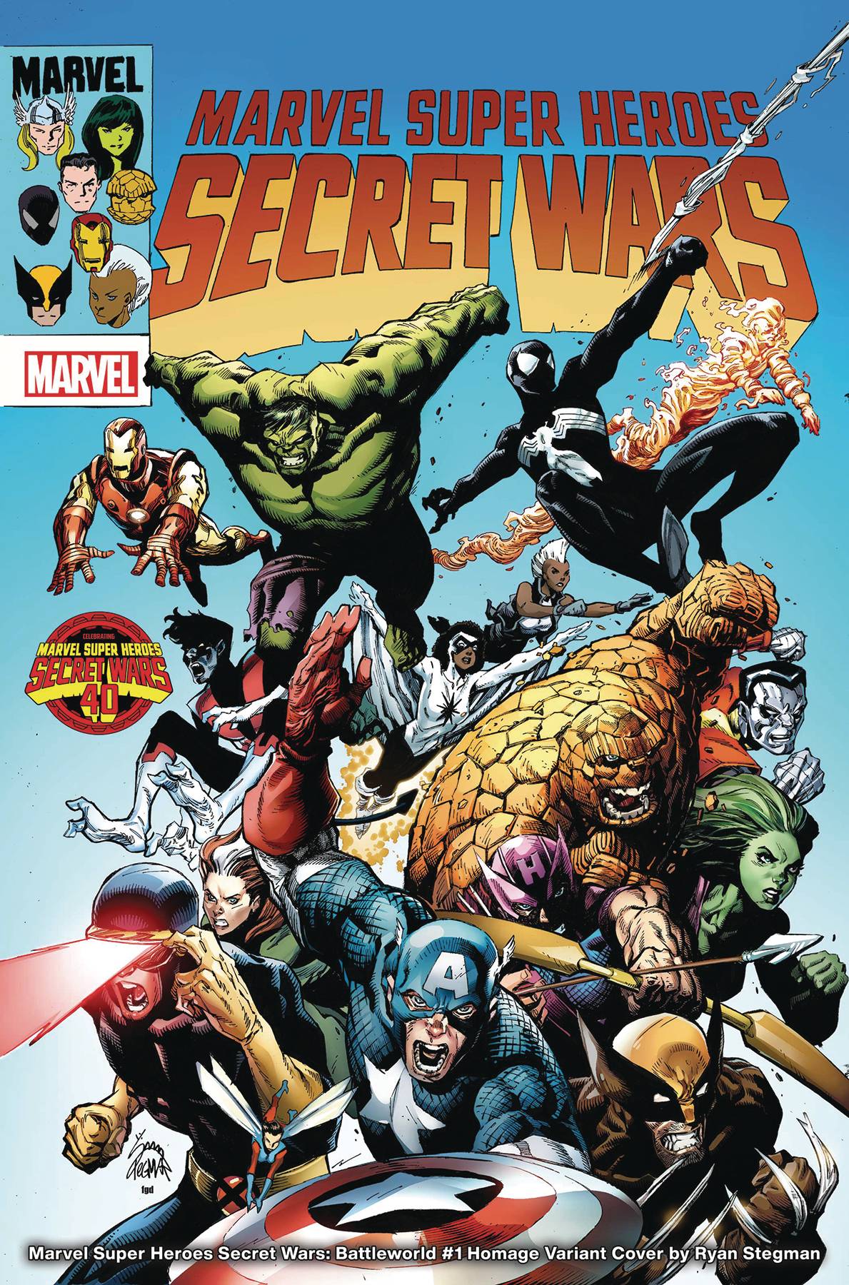 MARVEL SUPER HEROES: SECRET WARS BATTLEWORLD #1 STEGMAN VARIANT
