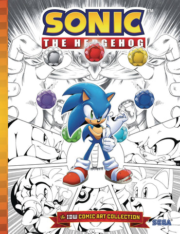 SONIC THE HEDGEHOG THE IDW COMIC ART COLLECTION VOL 01 HARDCOVER