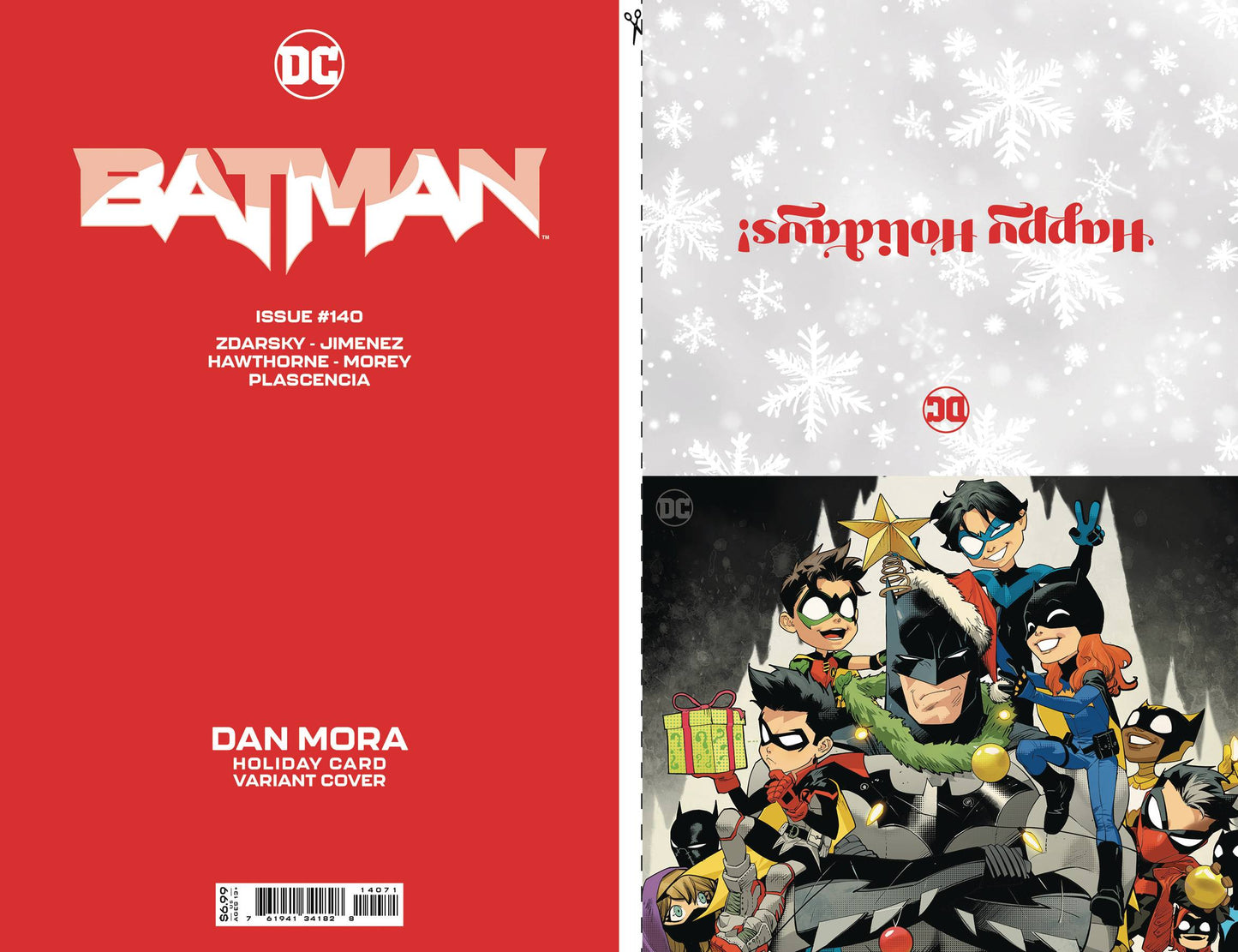 BATMAN #140 MORA DC HOLIDAY CARD SPECIAL EDITION VARIANT