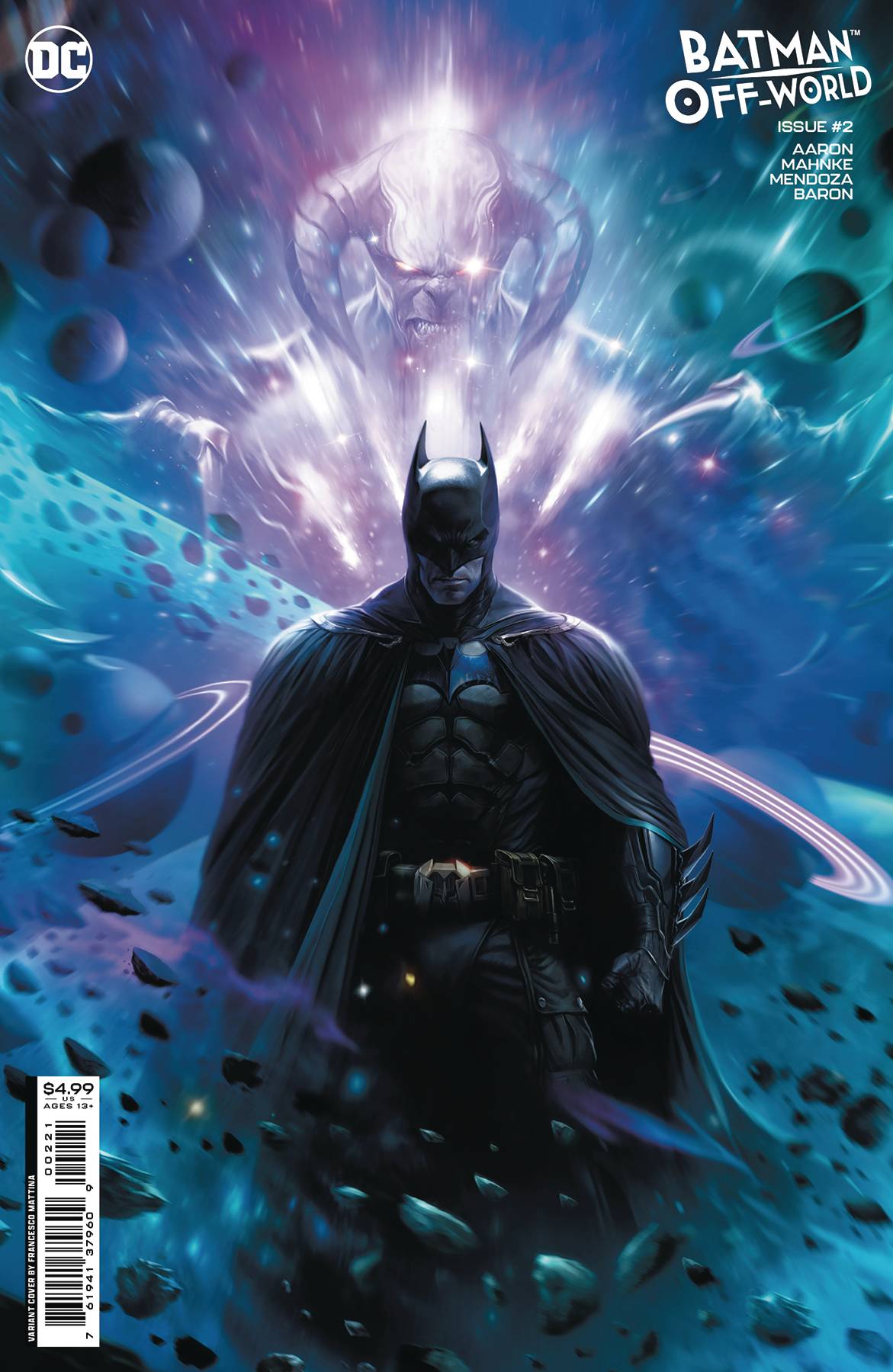 BATMAN OFF-WORLD #2 MATTINA CARD STOCK VARIANT